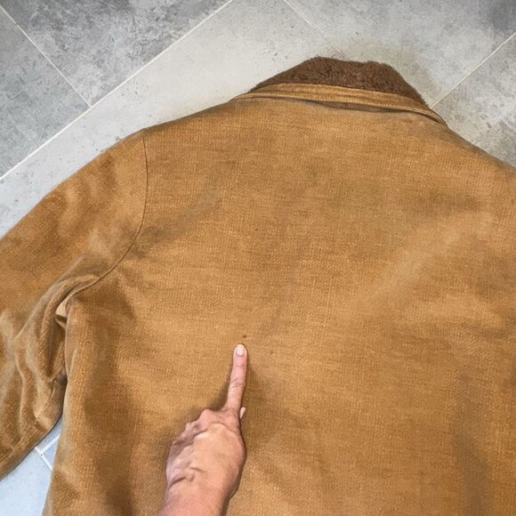 Vintage Men’s California Imperial Faux Fur Lined Coat – Size Large (Measured) - Picture 10 of 10